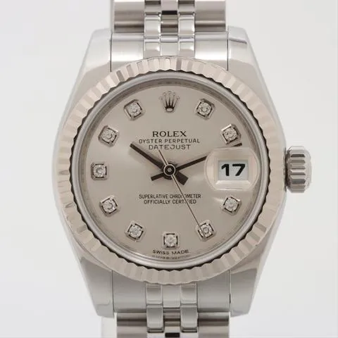 Rolex Lady-Datejust 179174G 25mm Yellow gold and Stainless steel Silver