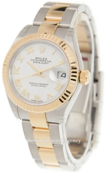 Rolex Lady-Datejust 279173-0024 28mm Yellow gold and Oystersteel White 1