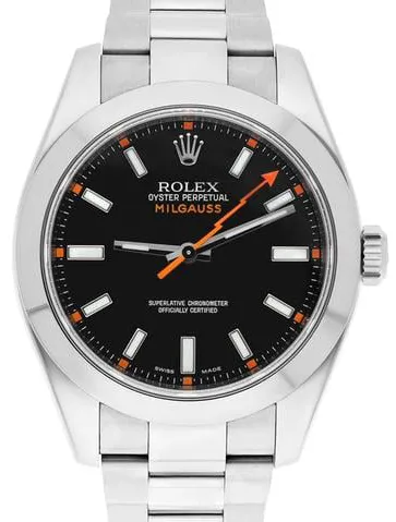 Rolex Milgauss 116400 40mm Stainless steel Black