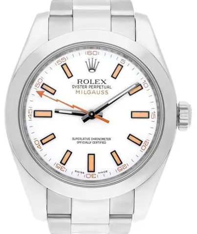 Rolex Milgauss 116400 40mm Stainless steel White