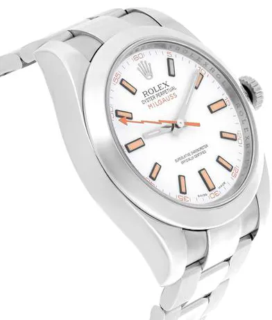 Rolex Milgauss 116400 40mm Stainless steel White 4