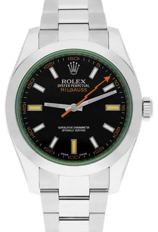 Rolex Milgauss 116400GV 40mm Stainless steel Black