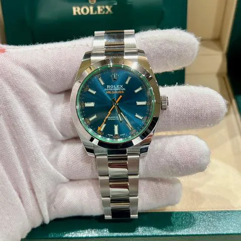 Rolex Milgauss 116400GV 40mm Stainless steel Blue