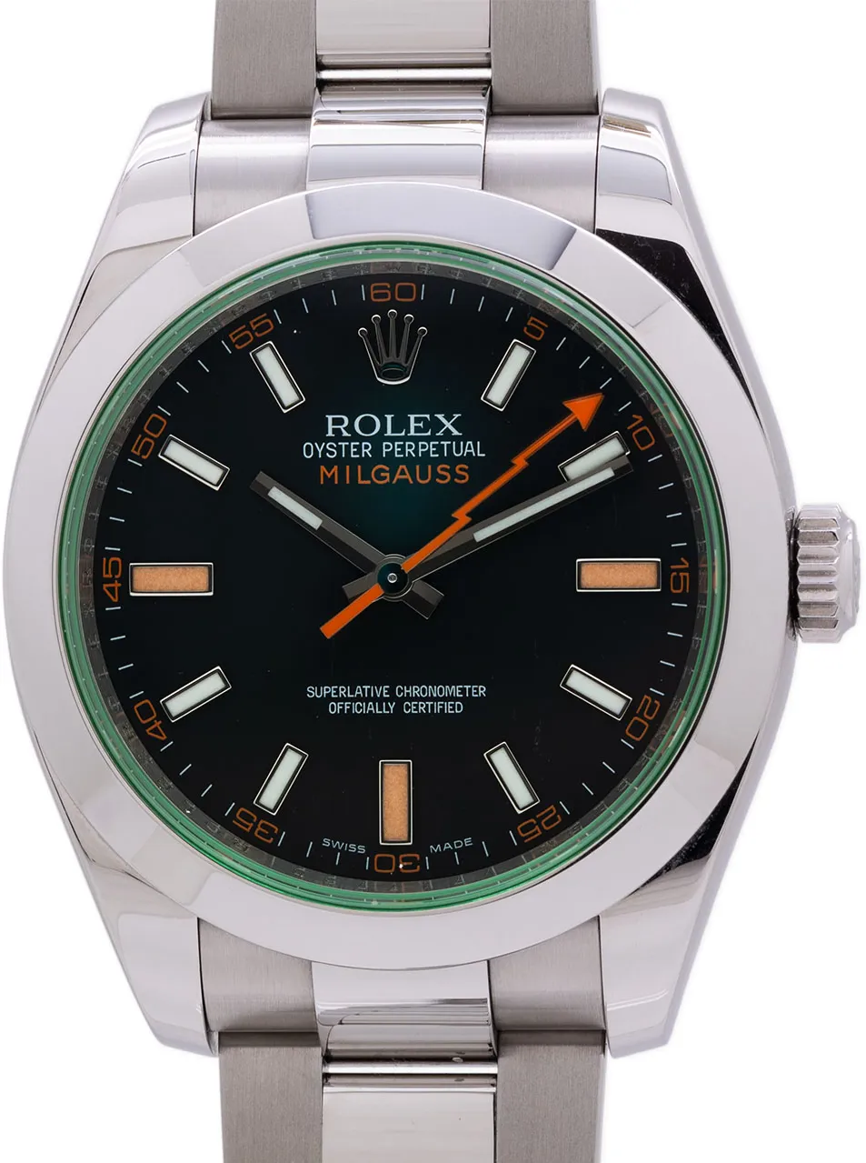 Rolex Milgauss 116400GV 40mm Stainless steel Black