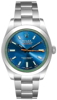 Rolex Milgauss P116400GVB Stainless steel Blue