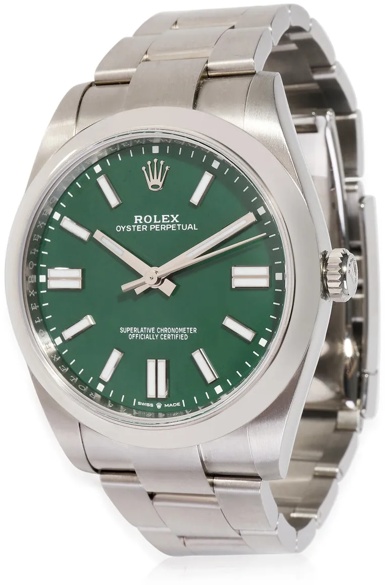 Rolex Oyster Perpetual 41 124300 41mm Stainless steel Green