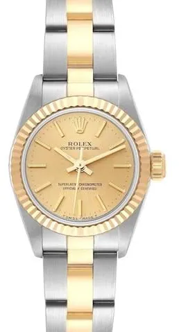 Rolex Oyster Perpetual 67193 26mm Yellow gold and Stainless steel Yellow gold