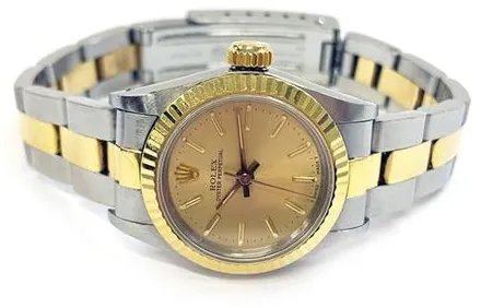 Rolex Oyster Perpetual 67193 26mm Yellow gold and Stainless steel Yellow gold 2