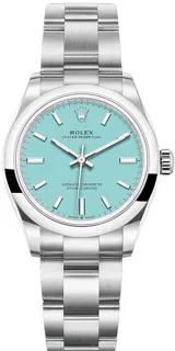 Rolex Oyster Perpetual 277200T Stainless steel Turquoise