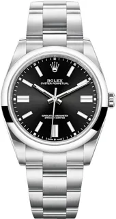 Rolex Oyster Perpetual 124300B Stainless steel Black