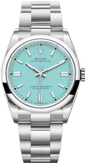 Rolex Oyster Perpetual 126000T Stainless steel Turquoise