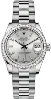 Rolex President P68289SXD White gold