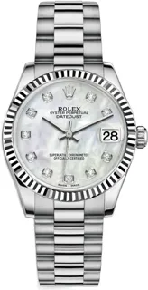 Rolex President 68279MOPD White gold