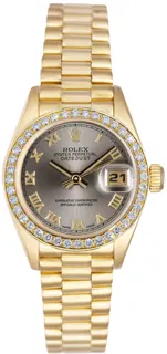 Rolex President P69138SR 18k yellow gold Silver