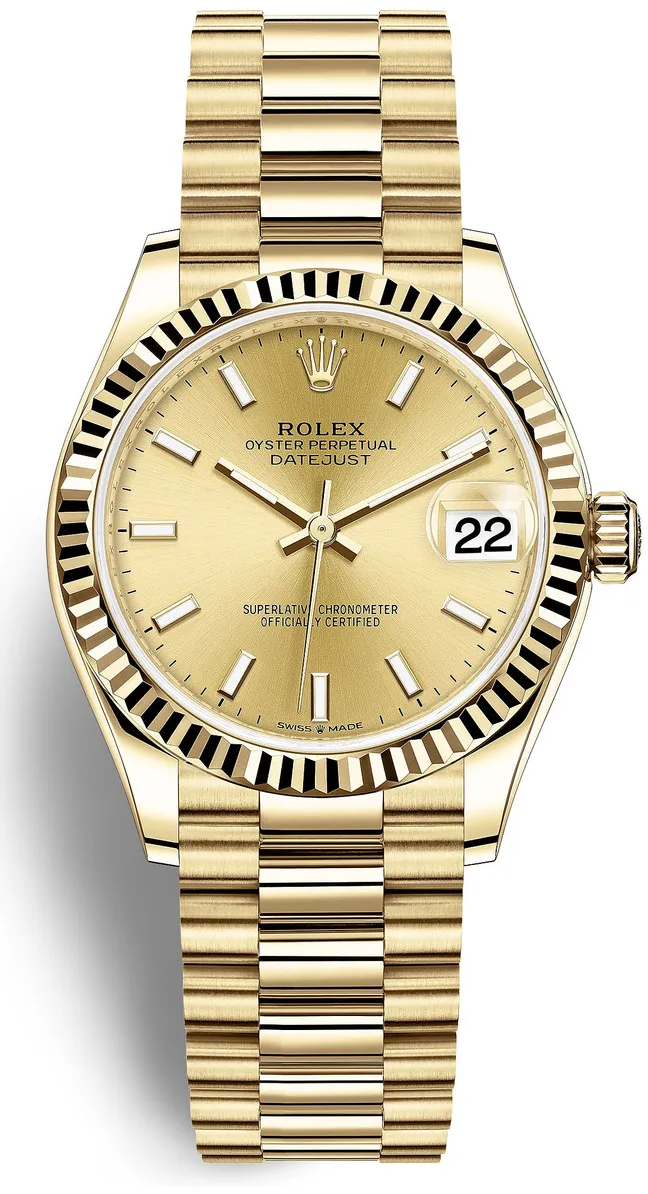 Rolex President 278278CI 31mm Yellow gold and 18k yellow gold Champagne