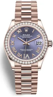 Rolex President 278285LRD Rose gold Blue