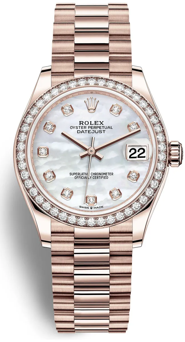 Rolex President 278285MOPD 31mm Rose gold and 18k rose gold