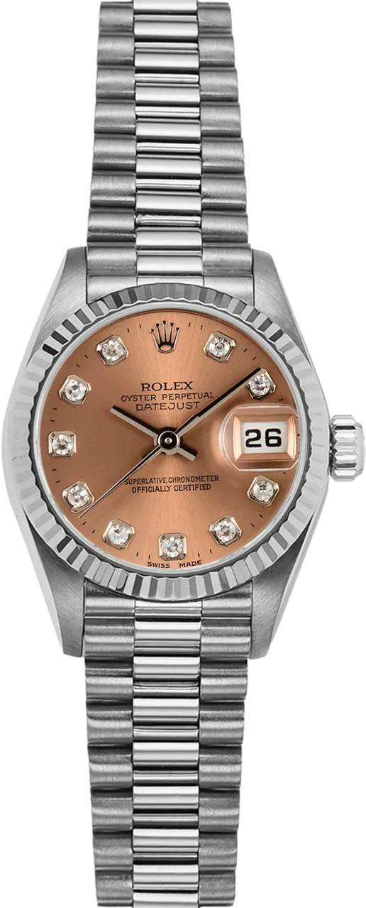 Rolex President P69179PD 26mm White gold