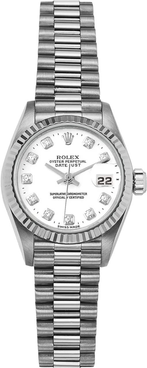 Rolex President P69179WD 26mm White gold