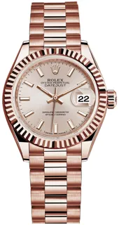 Rolex President 279175SIFP Rose gold Silver