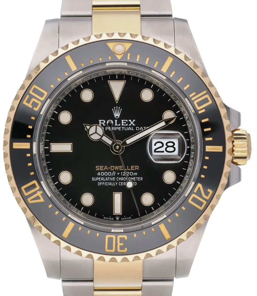 Rolex Sea-Dweller 126603 43mm Yellow gold and Stainless steel Black