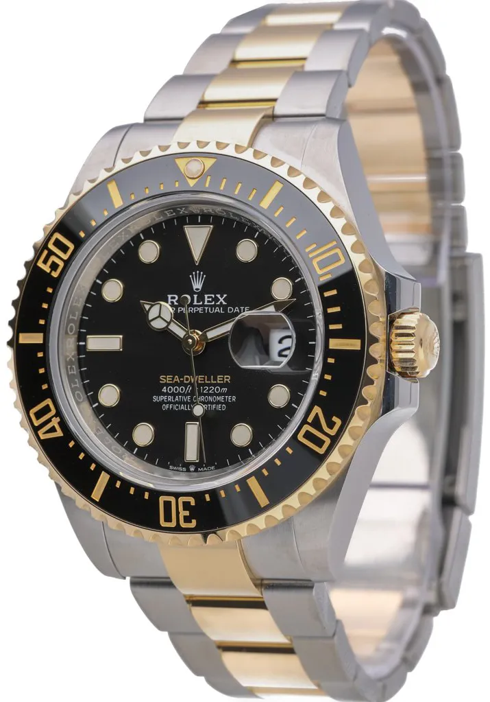 Rolex Sea-Dweller 126603 43mm Yellow gold and Stainless steel Black 2