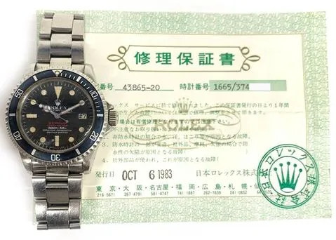 Rolex Sea-Dweller 1665 40mm Stainless steel Black