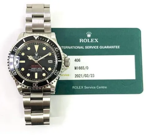 Rolex Sea-Dweller 1665 40mm Stainless steel Black