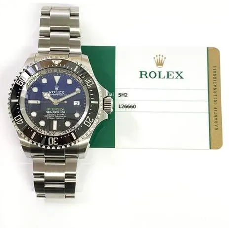 Rolex Sea-Dweller Deepsea 126660 44mm Stainless steel Blue