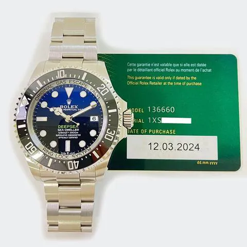 Rolex Sea-Dweller Deepsea 136660 44mm Stainless steel Blue 1