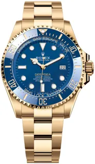 Rolex Sea-Dweller Deepsea 136668 18k yellow gold Blue