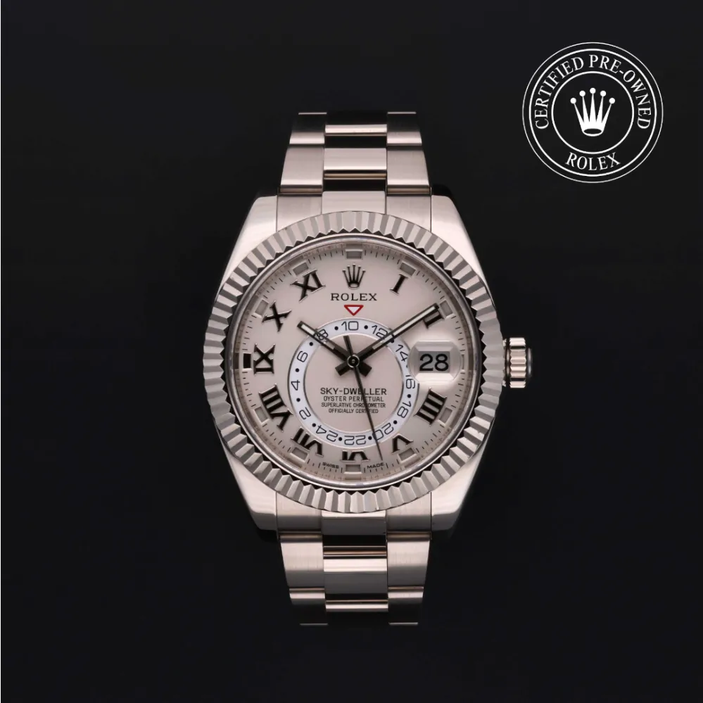 Rolex Sky-Dweller 326939 42mm Yellow gold Ivory