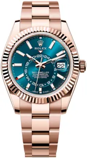 Rolex Sky-Dweller 336935B Rose gold Blue