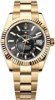 Rolex Sky-Dweller 336938B Yellow gold Black