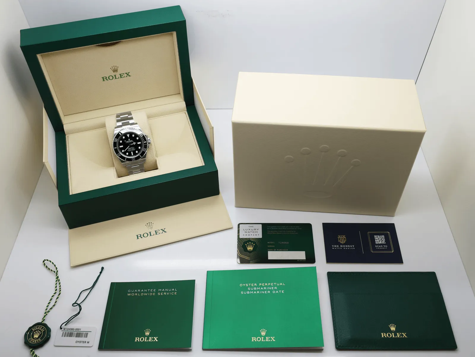 Rolex Submariner 124060 41mm Black and Luminous 1