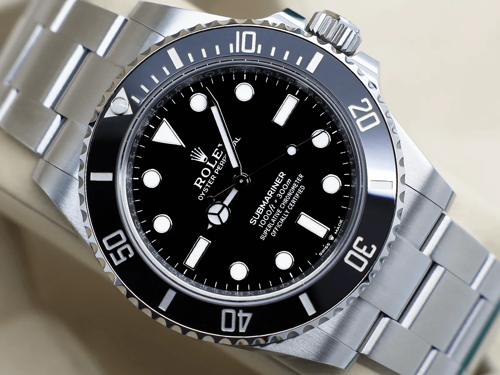 Rolex Submariner 124060 41mm Black and Luminous 5