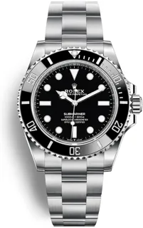 Rolex Submariner 124060 Stainless steel Black