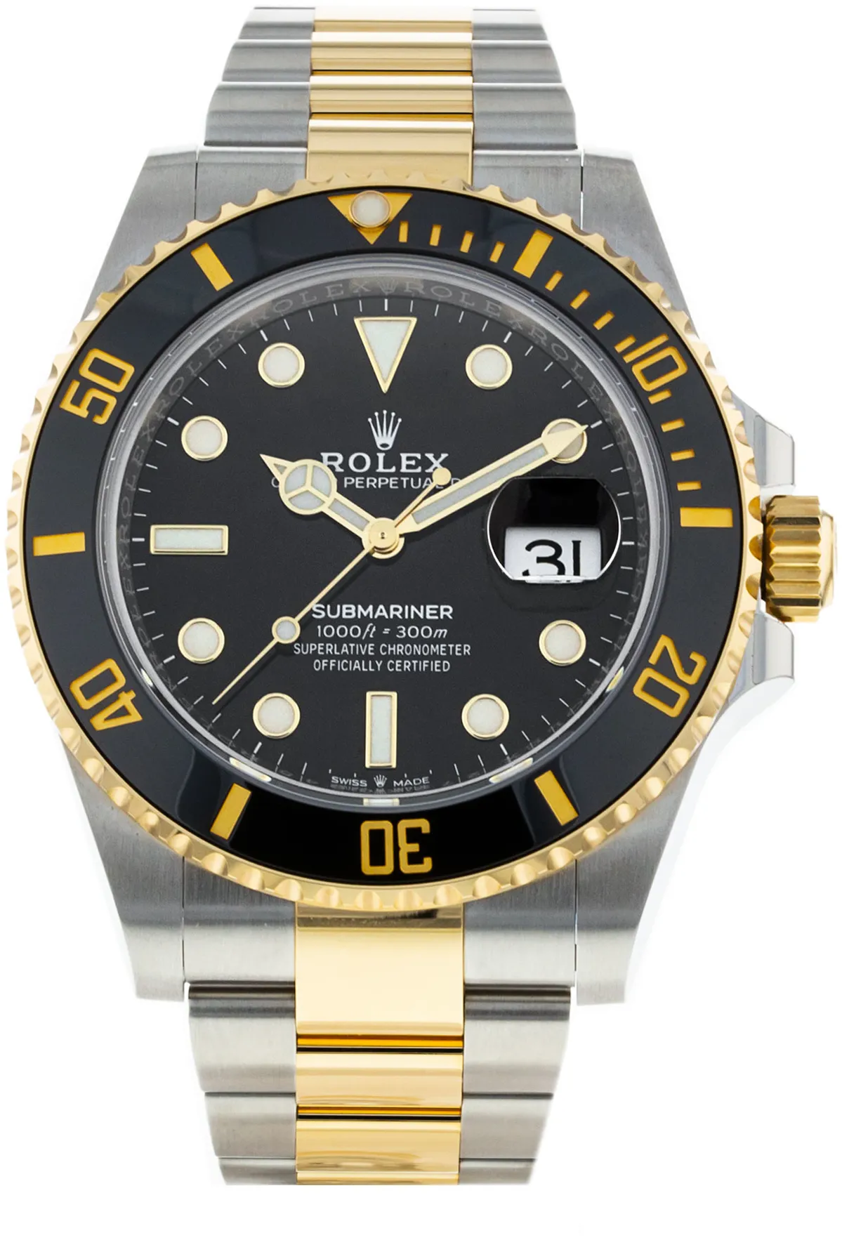 Rolex Submariner 126613LN 41mm Yellow gold and Stainless steel Black