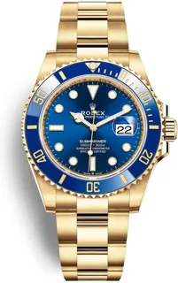 Rolex Submariner 126618LB Yellow gold Blue