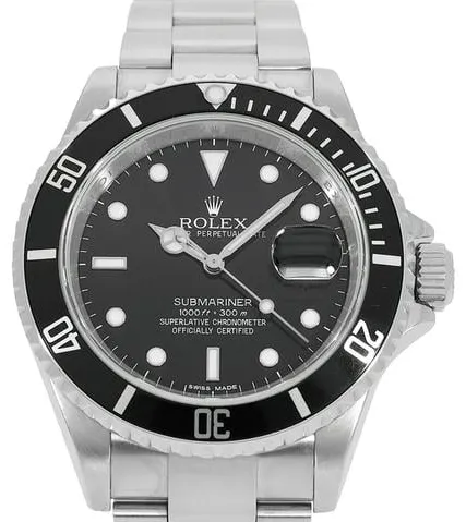 Rolex Submariner 16610LN 40mm Stainless steel Black