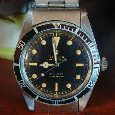 Rolex Submariner 5508 37mm Stainless steel Black