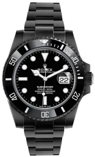 Rolex Submariner 126610DLC Stainless steel and PVD Black