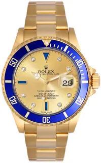 Rolex Submariner P16618CD Yellow gold