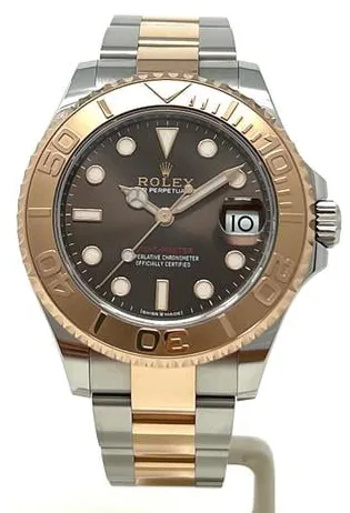 Rolex Yacht-Master 37 268621 37mm Yellow gold and Stainless steel Brown