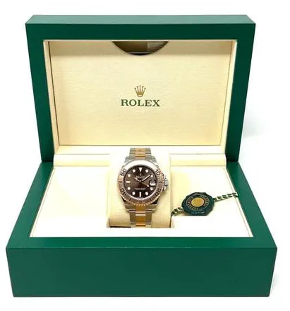 Rolex Yacht-Master 37 268621 37mm Yellow gold and Stainless steel Brown 1