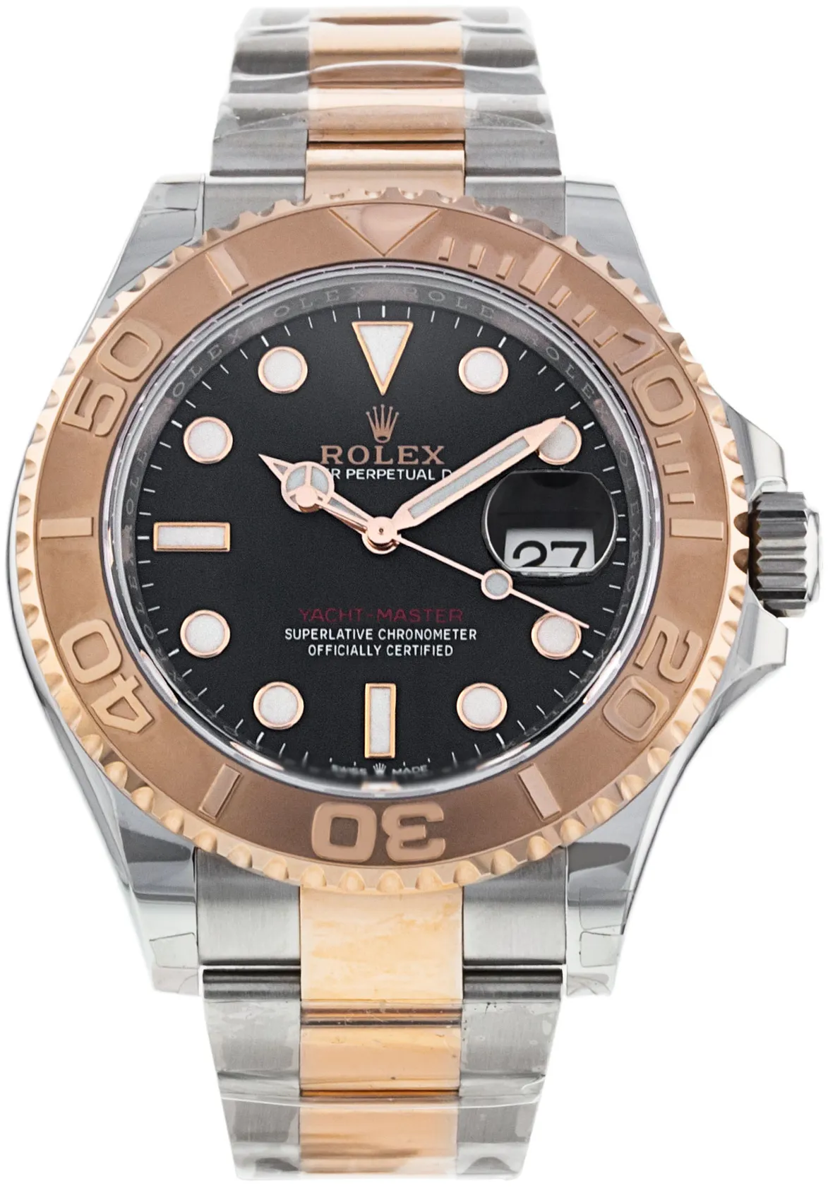 Rolex Yacht-Master 40 126621 40mm Rose gold and Stainless steel Black