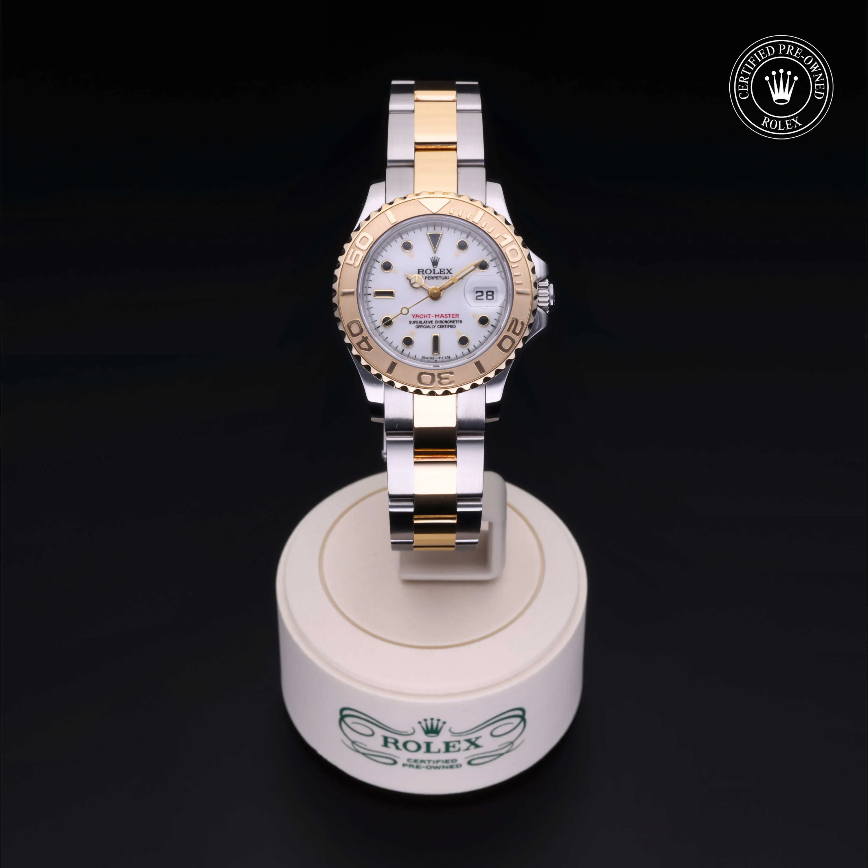 Rolex Yacht-Master 69623 29mm Yellow gold White