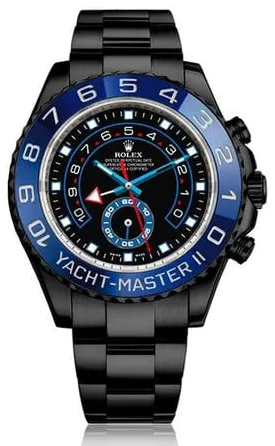 Rolex Yacht-Master II 116680 44mm Stainless steel Black