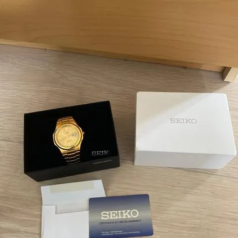 Seiko Seiko 5 SNKK52 39mm Yellow gold and Stainless steel Gold