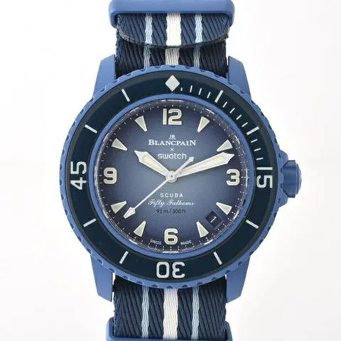 Swatch 48mm Ceramic Blue 2